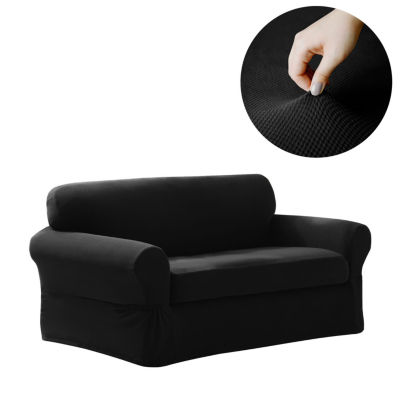 Maytex Smart Cover Pixel Stretch 2 Pc Loveseat Slipcover