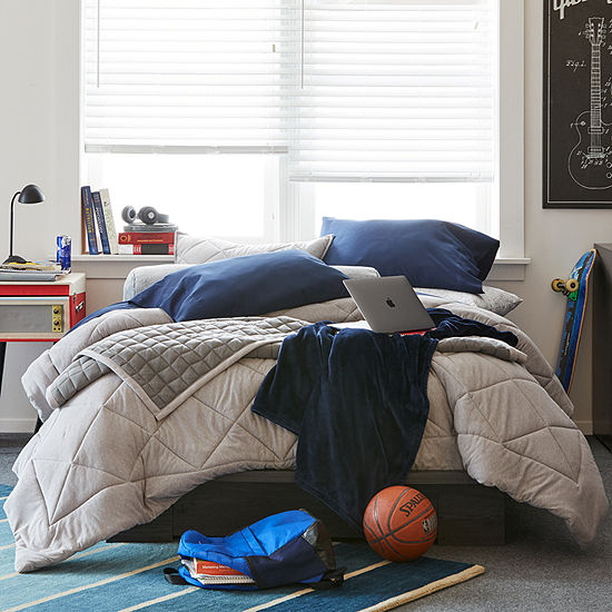 Home Expressions Jersey Comforter Set Jcpenney Color Heather Gray