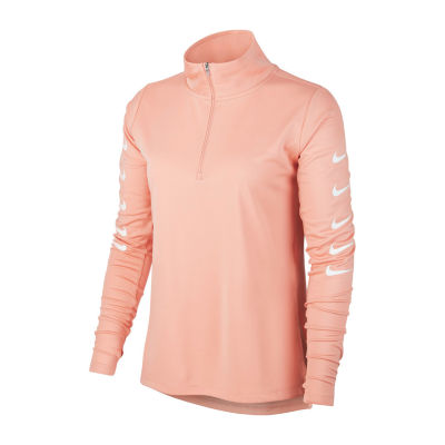 nike mock neck zip pullover