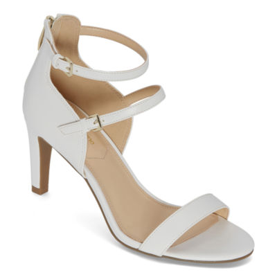 jcpenney white sandals