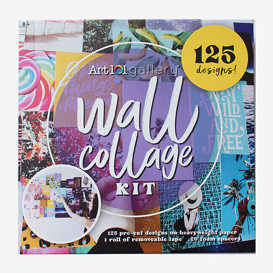 Art 101 Wall Collage Kit with 125 Unique Designs