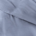 Casual Comfort Premium Ultra Soft Blue Diamond Pattern Duvet Cover Set