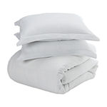 Casual Comfort Premium Ultra Soft Pinstriped Duvet Cover Set