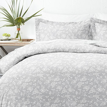 Casual Comfort Premium Ultra Soft Rose, Pale Gray Duvet Cover