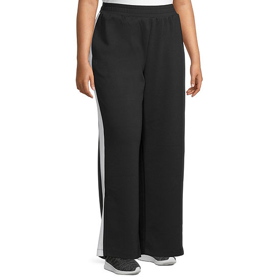 Sports Illustrated Womens Plus Straight Track Pant