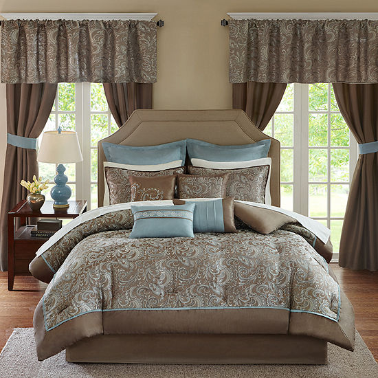 Madison Park Essentials Cadence 24 Pc Comforter Set