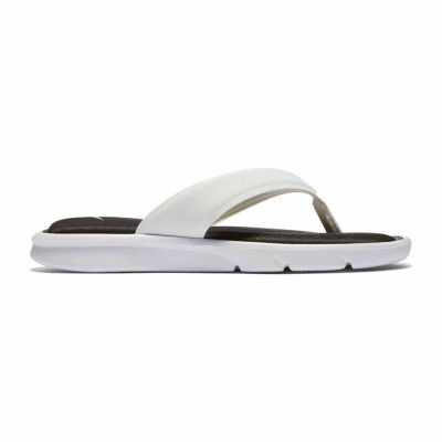 comfortable white flip flops