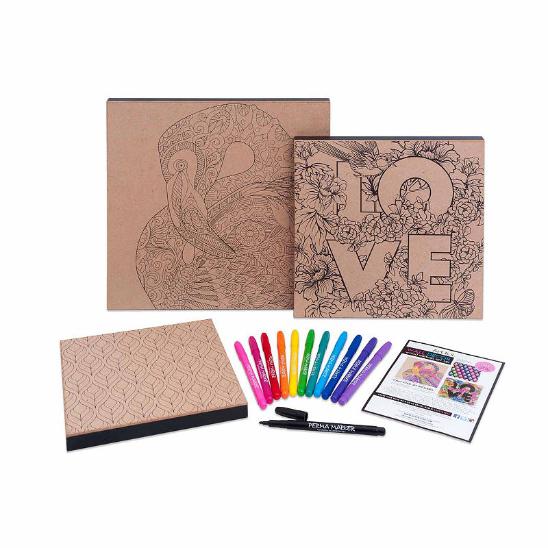 UPC 673468260509 product image for Art 101 Wood Canvas Art Set - 3 Pack | upcitemdb.com