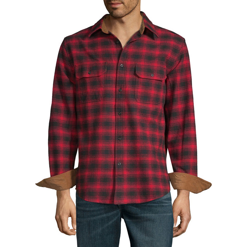 S/M | 1950s Cotton Tartan Mens Shirt