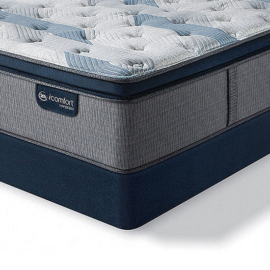 Serta Icomfort Blue Fusion 300 Plush Pillow Top Mattress Box