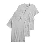 Jockey Mens 3 Pack Classic Short Sleeve V-Neck T-Shirt