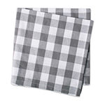 Design Imports Gray/White Checkers 6-pc. Napkins