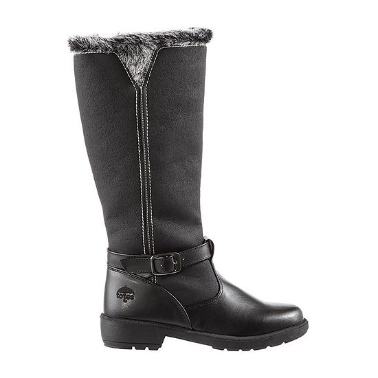 Totes Womens Maryliza Waterproof Winter Boots Block Heel