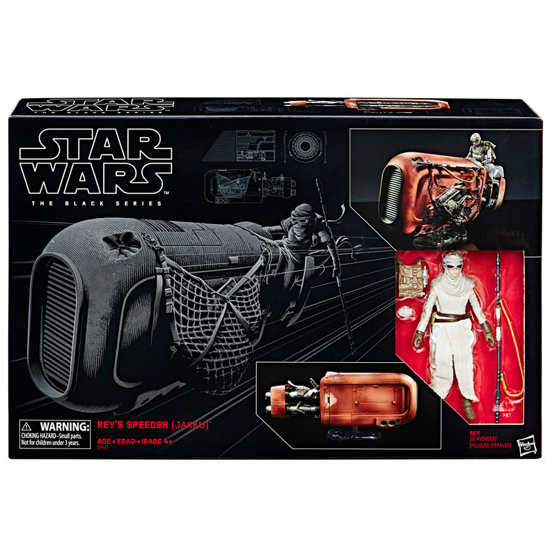 Starwars Star Wars The Black Series Reys Speeder (Jakku) And Figure