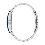 Bulova Mens Silver Tone Stainless Steel Bracelet Watch 96a258