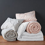 Serta Simply Clean™ Pleated Antimicrobial Duvet Cover Set