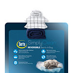 Serta Simply Clean™ Reversible Antimicrobial Complete Bedding Set with Sheets