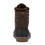 Bare Traps Womens Flynn Water Resistant Winter Boots Block Heel
