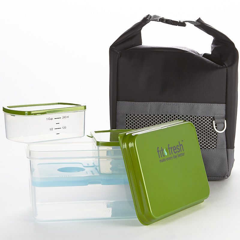 UPC 700522136125 product image for Fit & Fresh Men's Sporty Lunch Bag Kit | upcitemdb.com