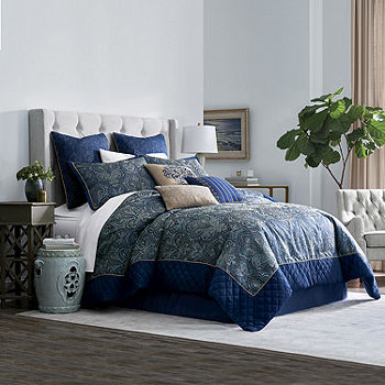 Glenwood 7 Pc Jacquard Comforter Set, Jcpenney King Bed Sets