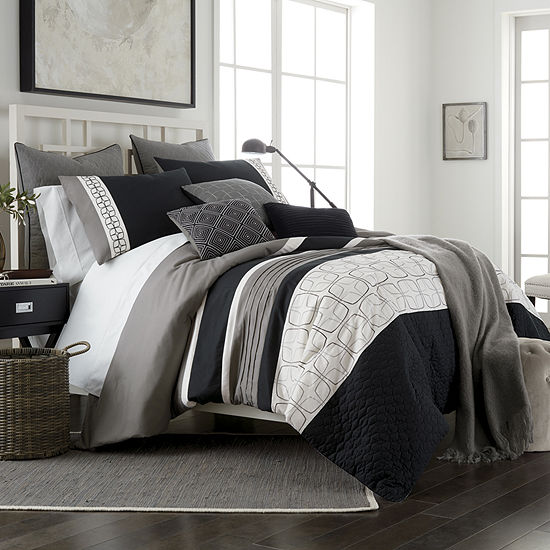 Jcpenney Home Emmett 10 Pc Embroidered Comforter Set Color