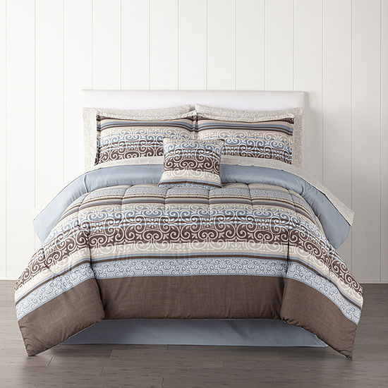 Home Expressions Oakville Complete Bedding Set With Sheets Color