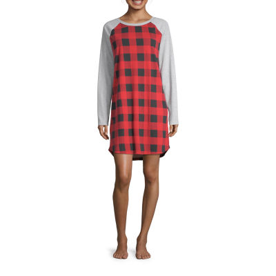 women's buffalo plaid nightgown