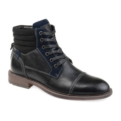 mens block heel boots