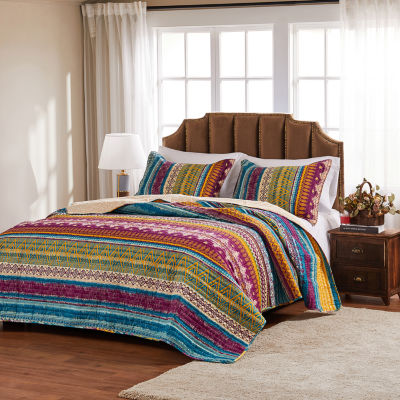 Greenland Home Fashions Southwest Quilt Set Color Multi