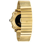 Bulova Precisionist Grammy Mens Gold Tone Stainless Steel Bracelet Watch 97b163