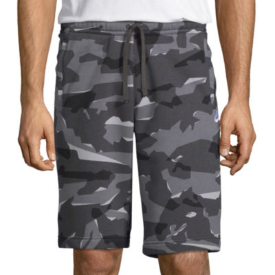 nike fleece shorts camo