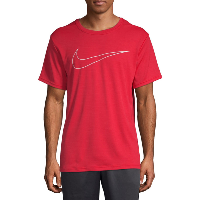 Nike Mens Training Swoosh Top, Size Large, Pink