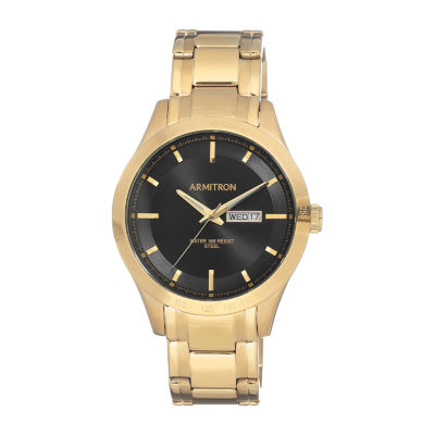 armitron men's gold watch