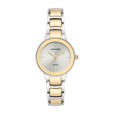 Armitron Womens Two Tone Bracelet Watch 