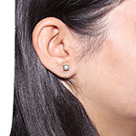 Tru Miracle Twist 1/2 CT. T.W. White Diamond 10K Rose Gold 5.8mm Round Stud Earrings