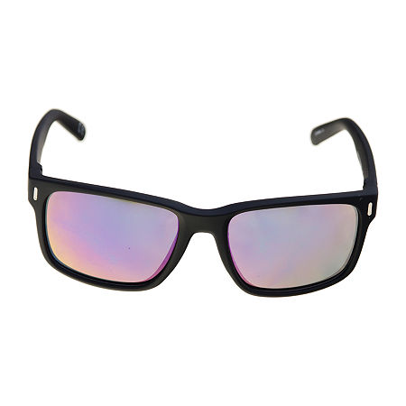 Arizona Mens Full Frame Rectangular Sunglasses, One Size , Red