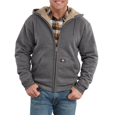 dickies men's sherpa lined fleece hoodie