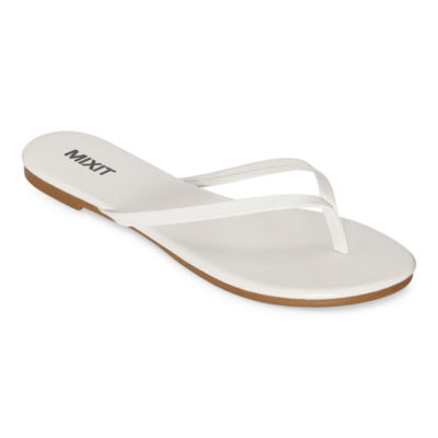 jcpenney clarks flip flops