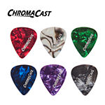 ChromaCast Celluloid Guitar Picks, 50 Pack