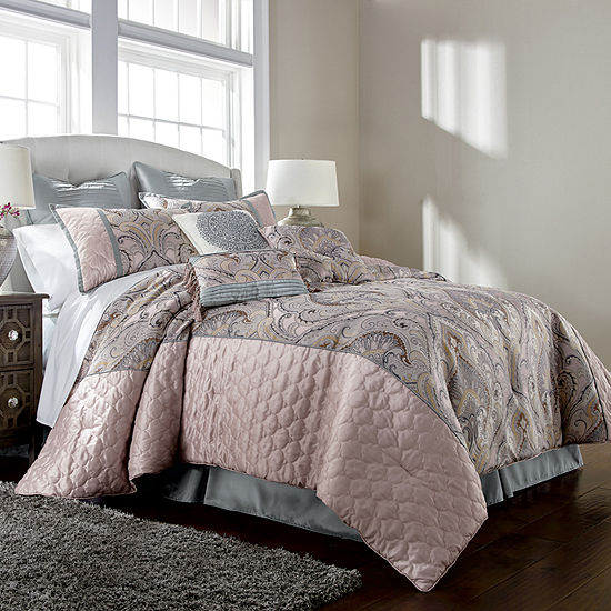 Jcpenney Home Lausanne Comforter Set Color Blush Jcpenney