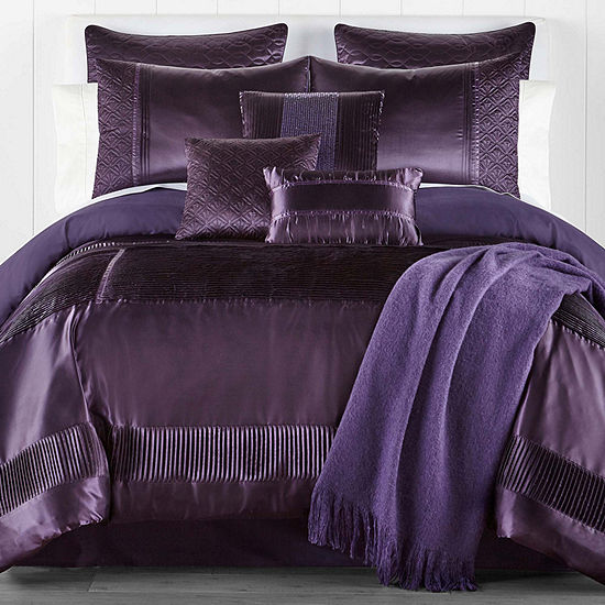 Jcpenney Home Adriana 10 Pc Embellished Comforter Set Jcpenney