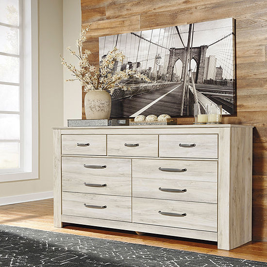 Signature Design By Ashley Bellaby Dresser Color Whitewash