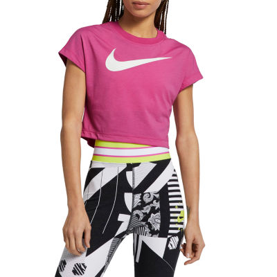 swoosh crop top nike