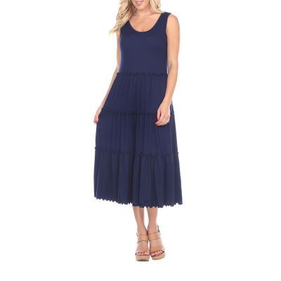 White Mark Sleeveless Midi Maxi Dress JCPenney