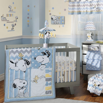 Peanuts My Little Snoopy 4 Pc Snoopy Crib Bedding Set Color