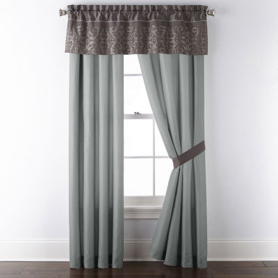 Jcpenney Home Nicholai Rod Pocket Curtain Panel Color Multi