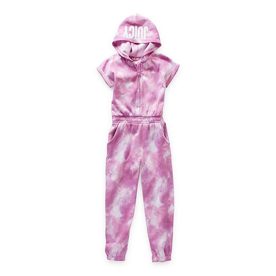 Juicy By Juicy Couture Little & Big Girls Short Sleeve Jumpsuit