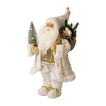 Glitzhome Handmade Santa Figurine