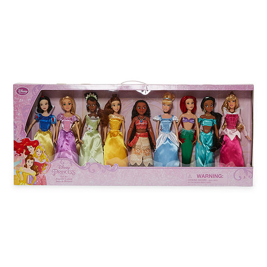 Disney Collection Princess Dolls 9-Piece Playset