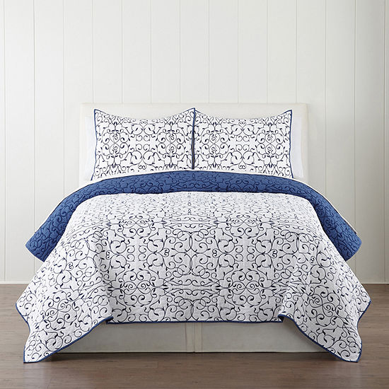Jcpenney Home Vienna Quilt Color White Jcpenney